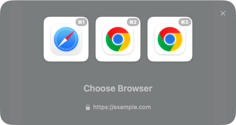 Browser Chooser Prompt